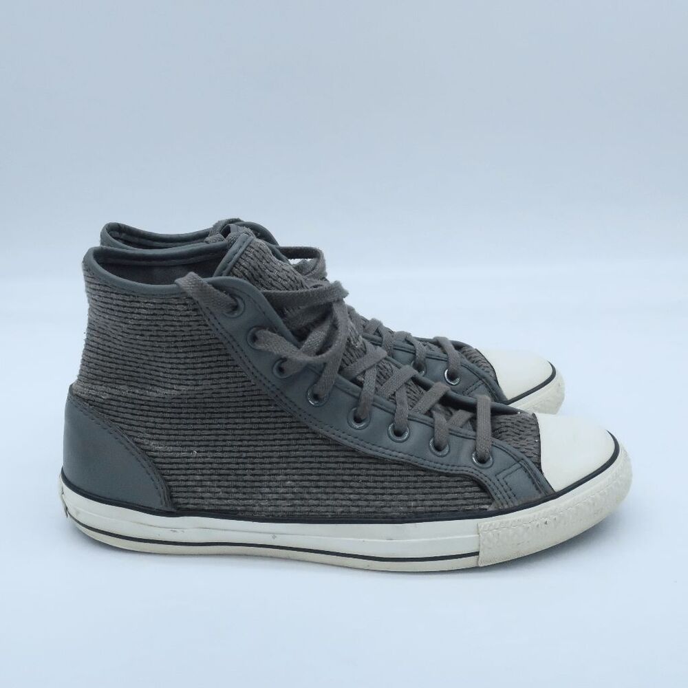 Converse Gray High-Top Athletic Shoes - Picture 2 of 9